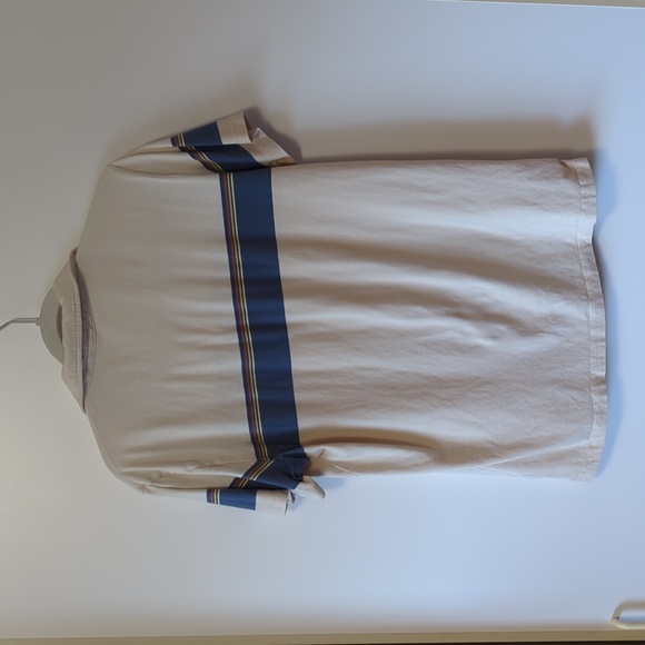 Marine Layer Blue and Cream Striped Polo Shirt - Size Small - Picture 10 of 10